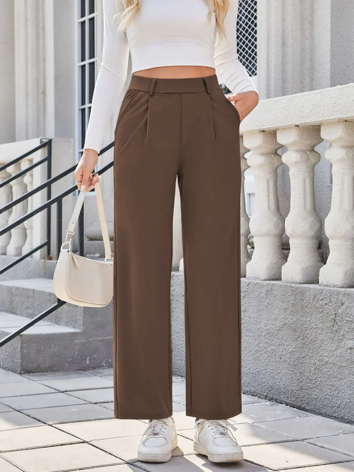 Straight Leg Women's Pants - Gina