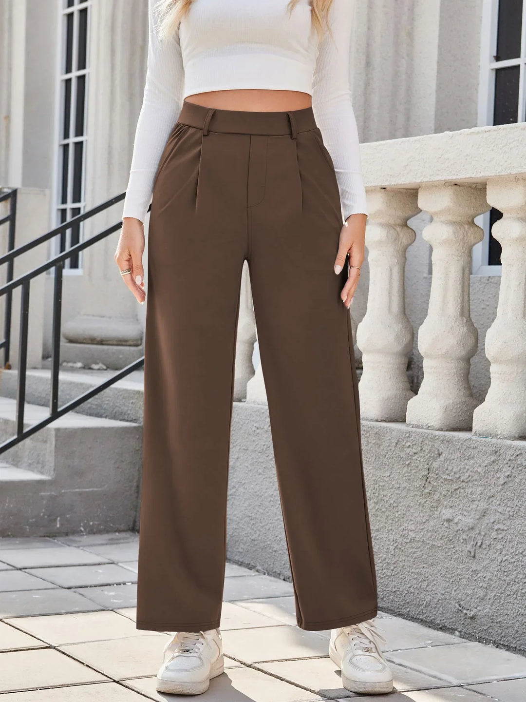 Straight Leg Women's Pants - Gina