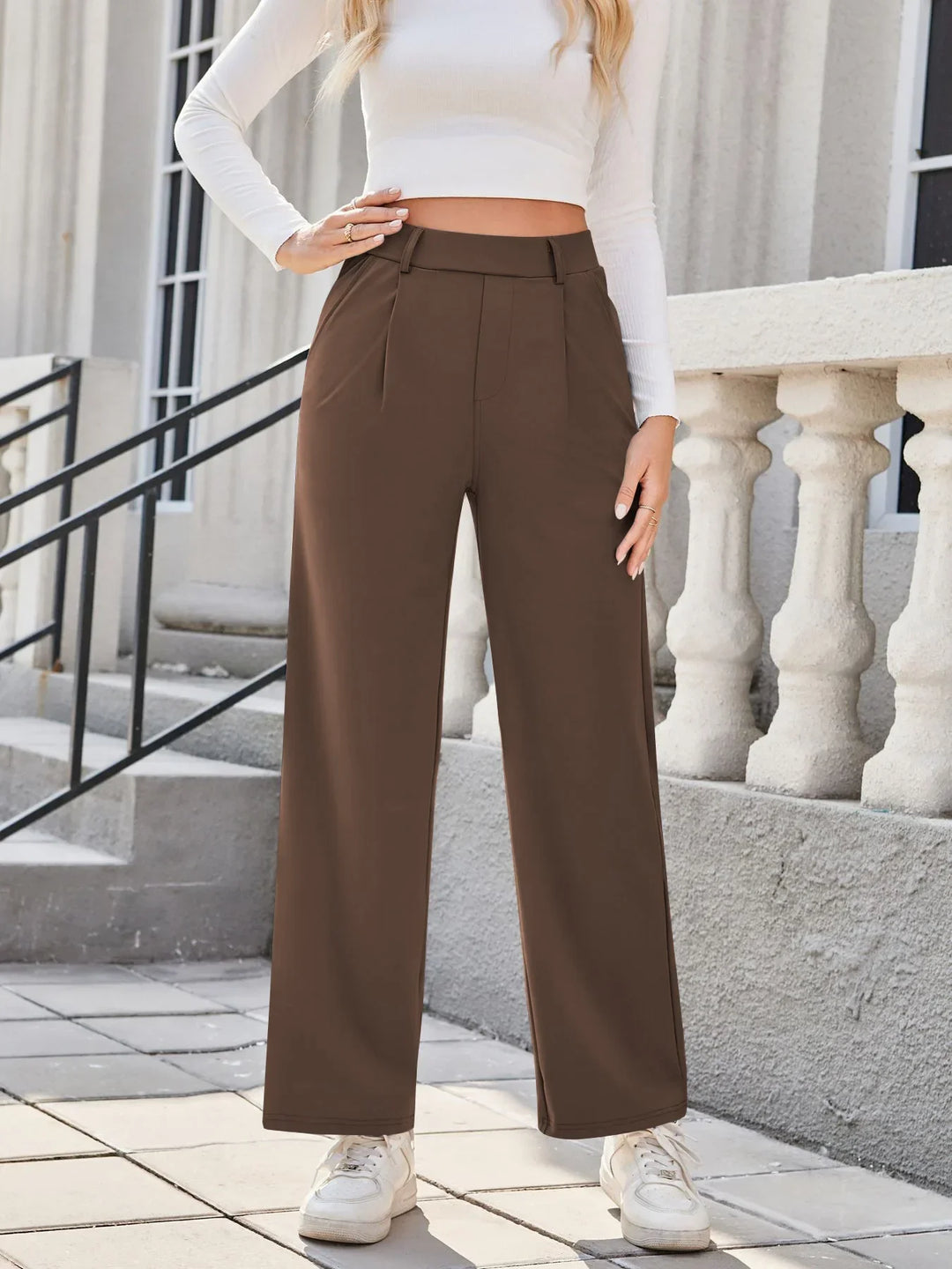 Straight Leg Women's Pants - Gina