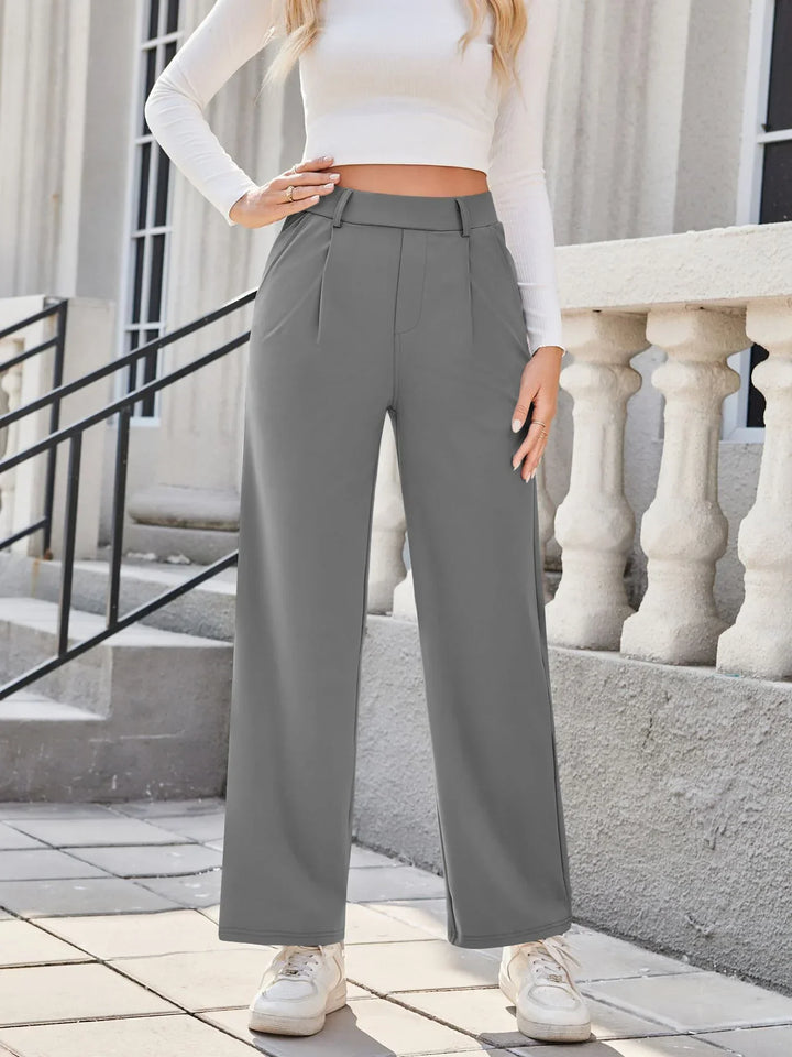 Straight Leg Women's Pants - Gina