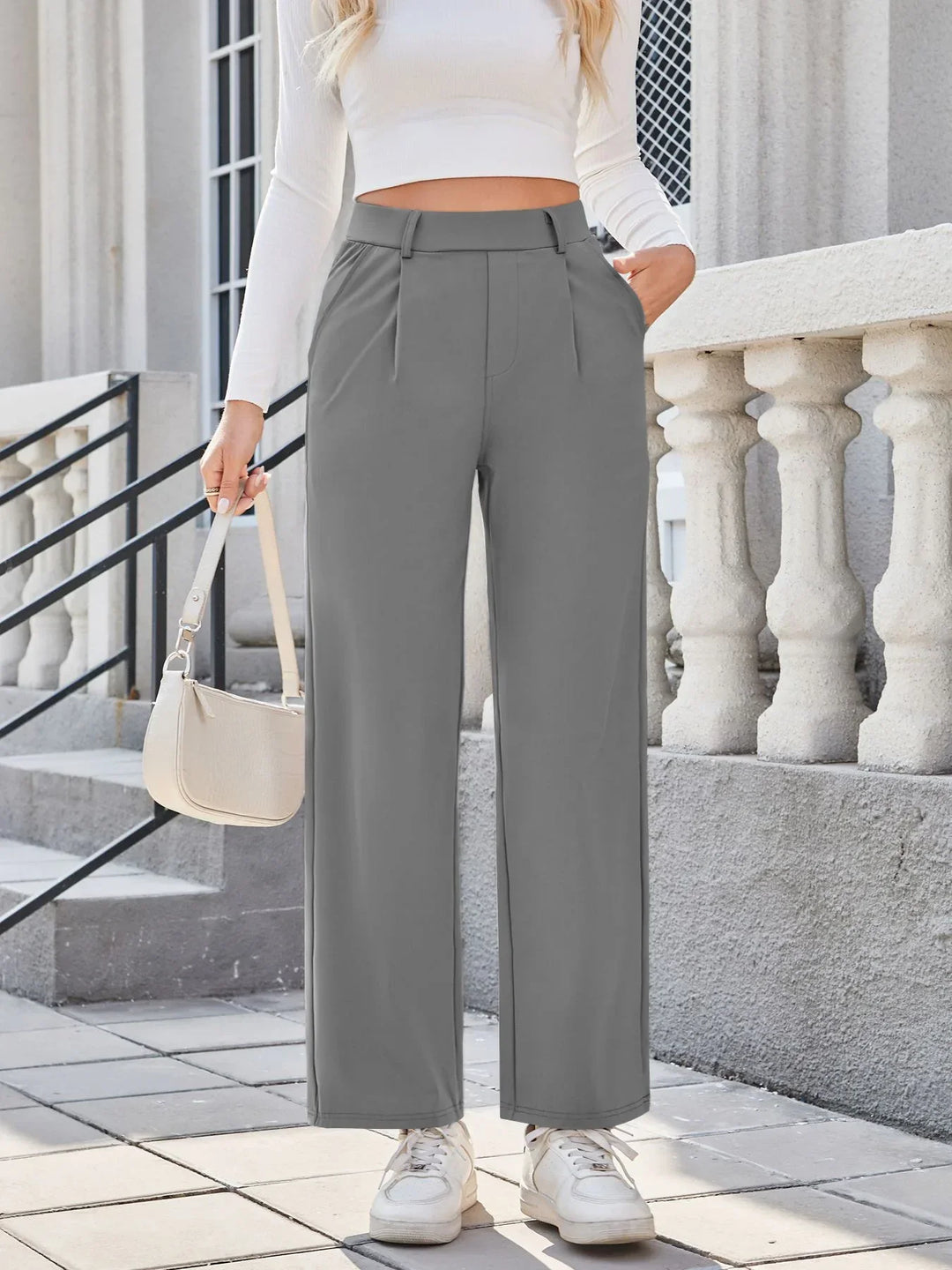 Straight Leg Women's Pants - Gina