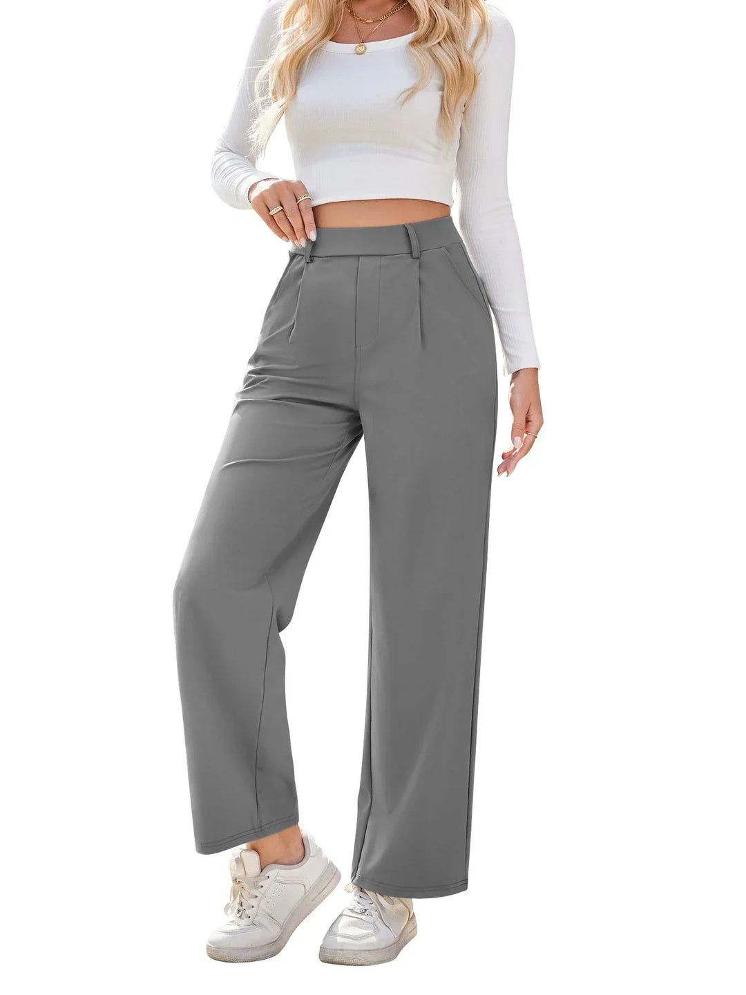 Straight Leg Women's Pants - Gina