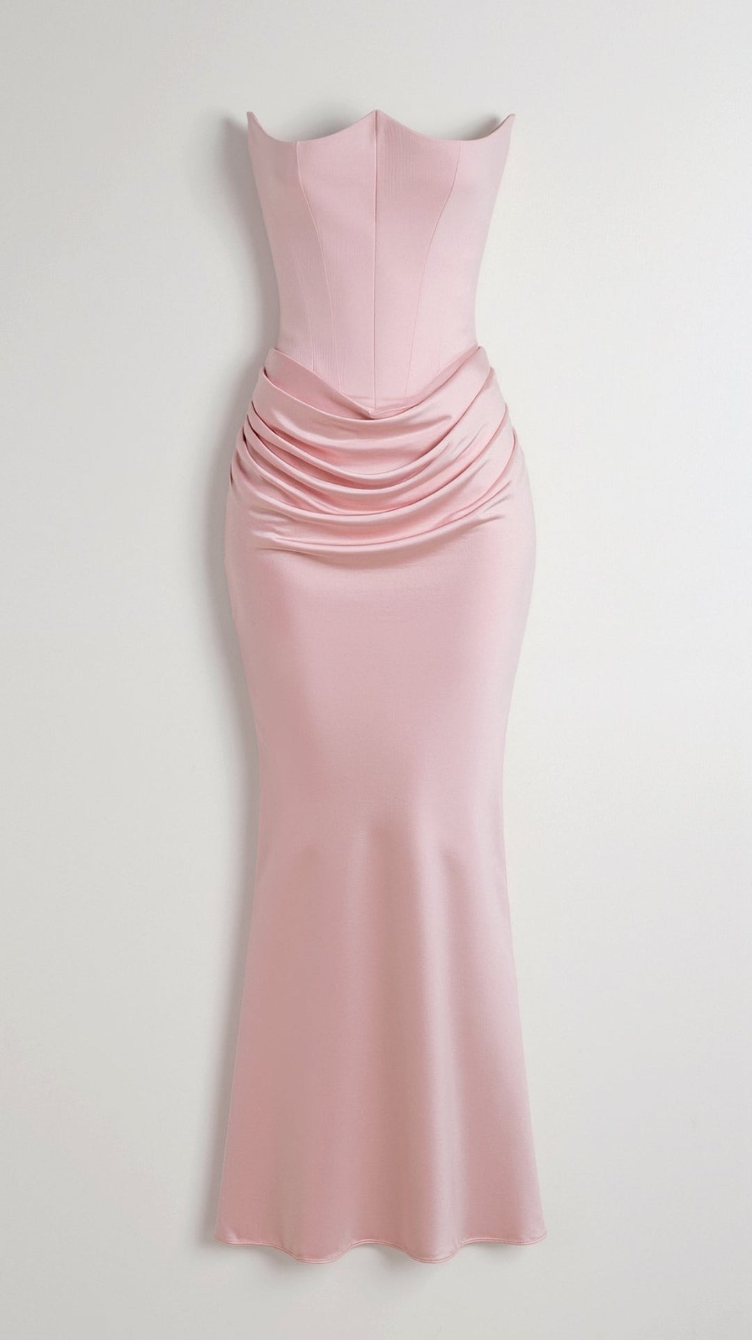 Strapless Fitted Column Maxi Dress - Whitney