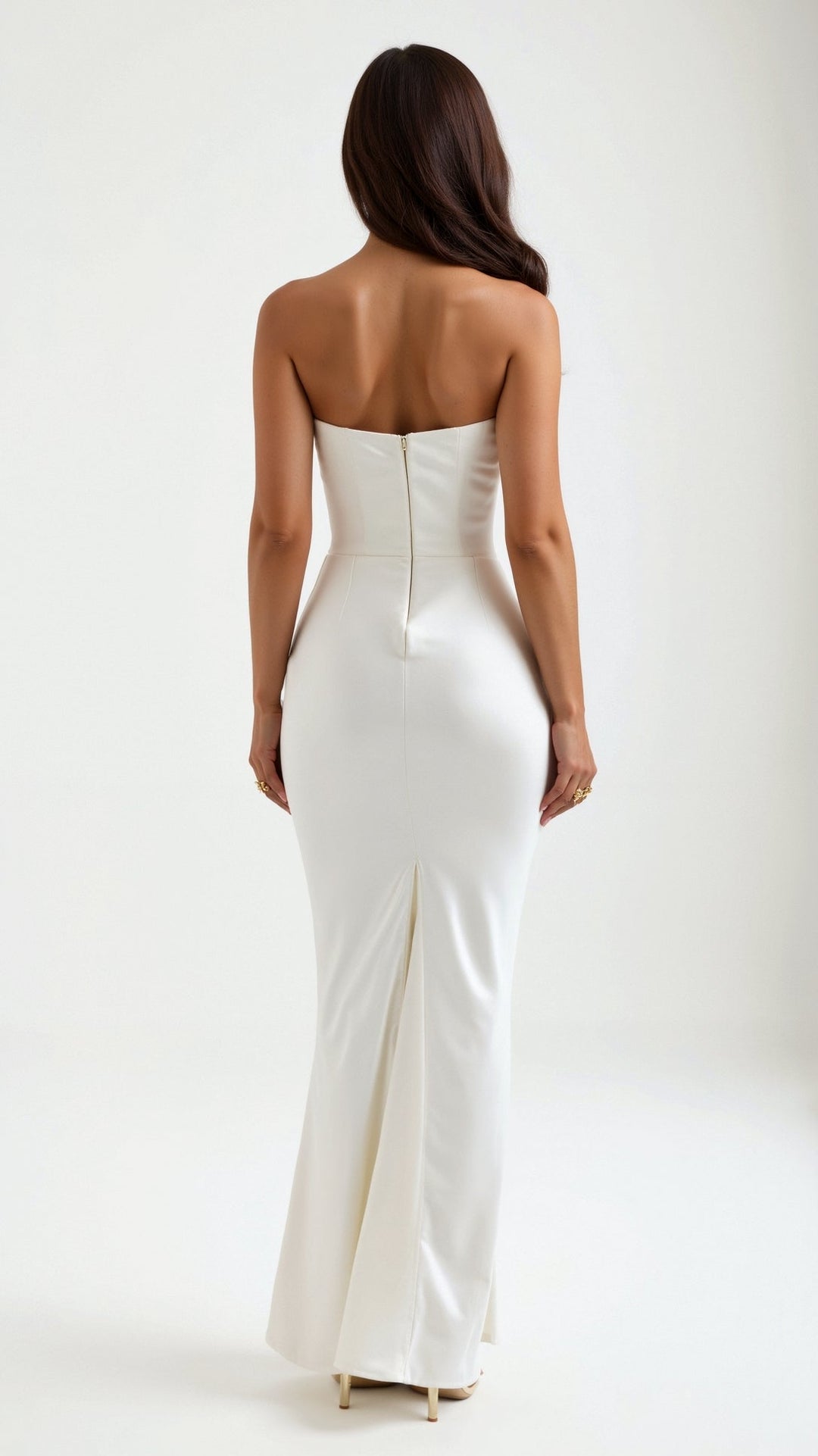 Strapless Fitted Column Maxi Dress - Whitney