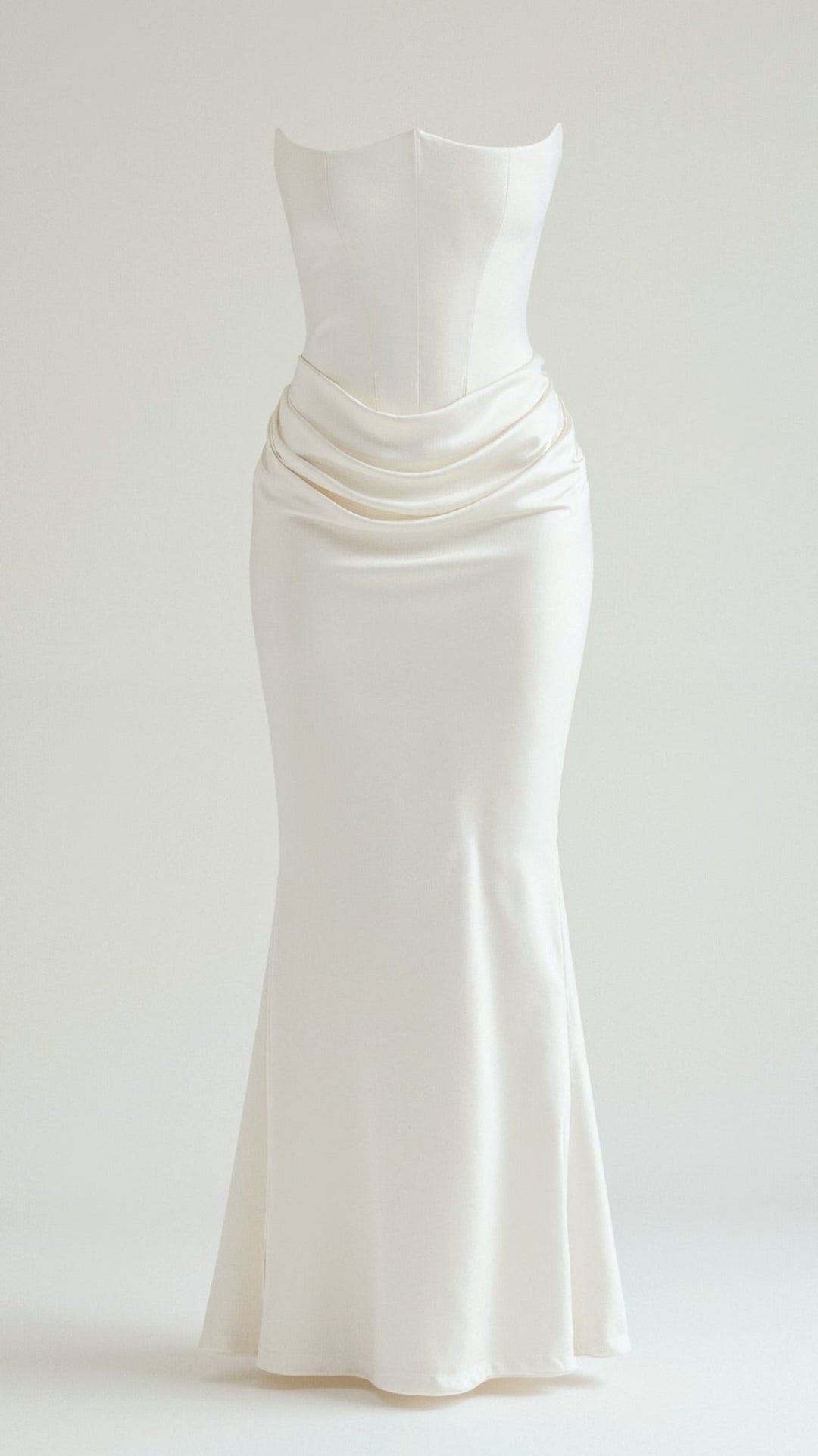 Strapless Fitted Column Maxi Dress - Whitney