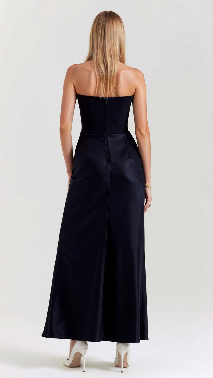 Strapless Fitted Column Maxi Dress - Whitney