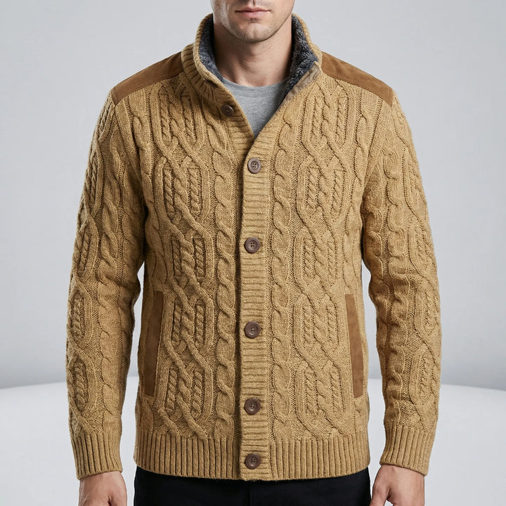 Strickjacke Mit Knopfleiste Vorne - Mats