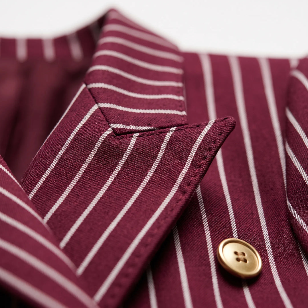 Striped Women Pant Suit -  Courtney