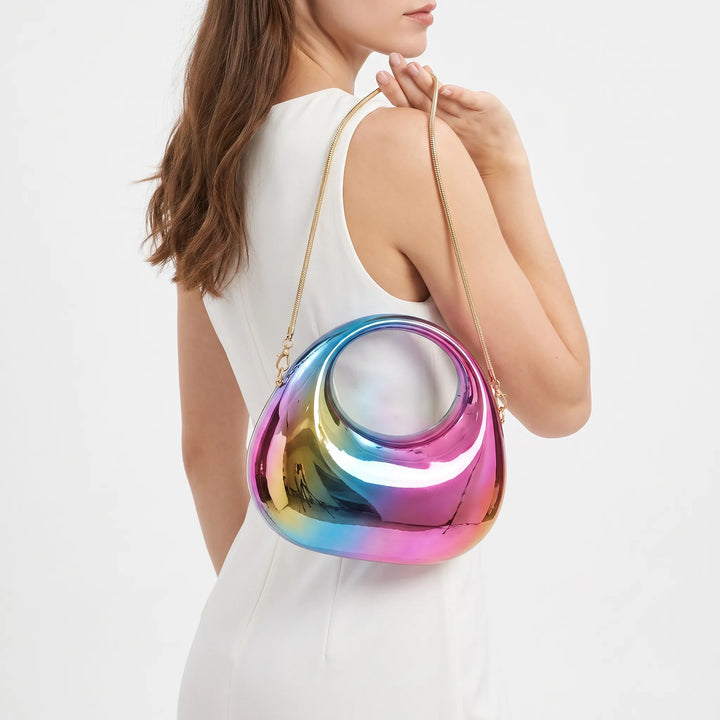 Structured Evening Clutch - Crescora