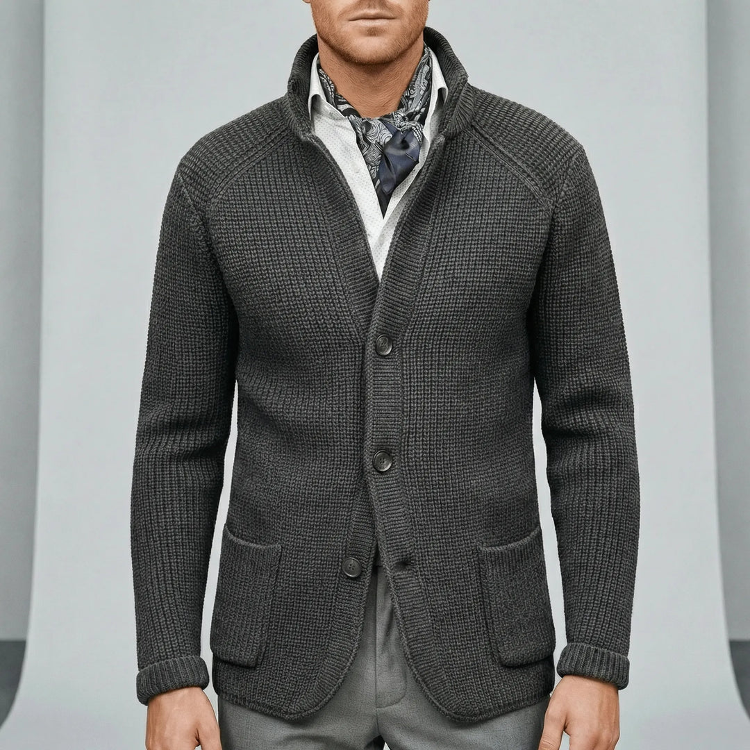 Strukturierter Strickjacke Mit Langen Ärmeln - Lennox