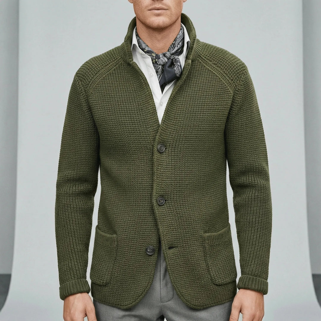 Strukturierter Strickjacke Mit Langen Ärmeln - Lennox