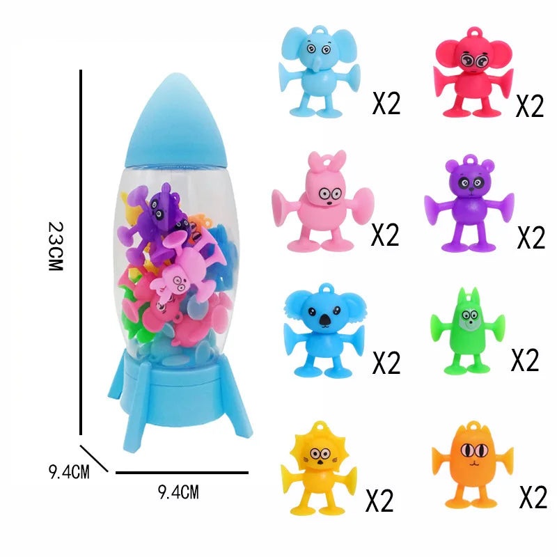 Suction Animal Building Set - Suctabudd