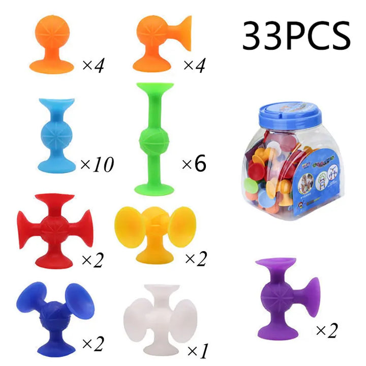 Suction Animal Building Set - Suctabudd