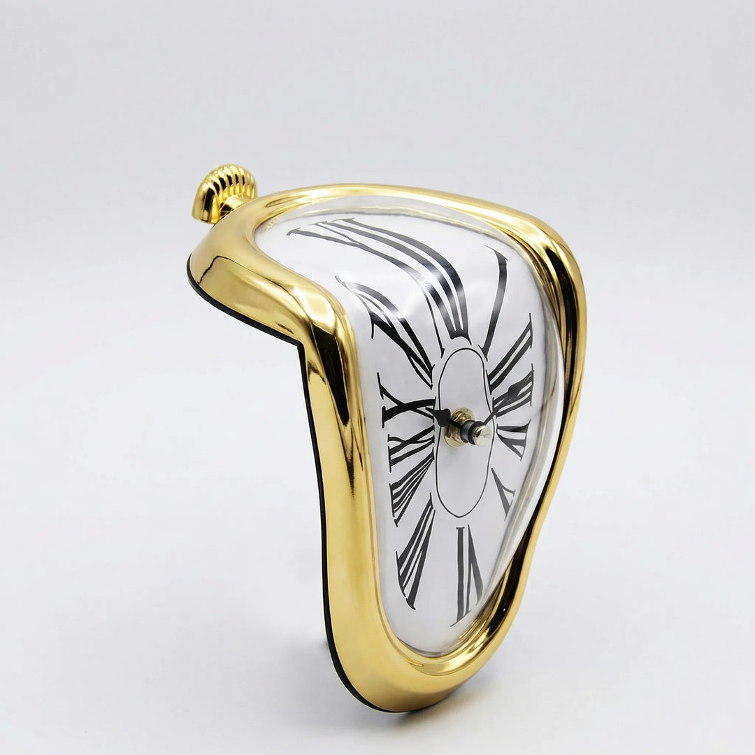 Surreal Sculptural Mantel Clock - Meltique