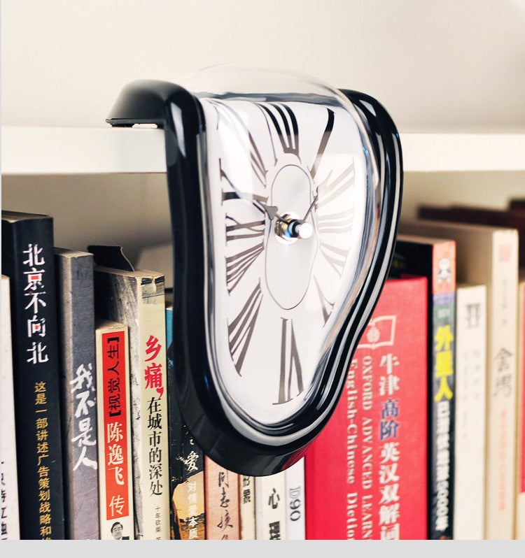 Surreal Sculptural Mantel Clock - Meltique