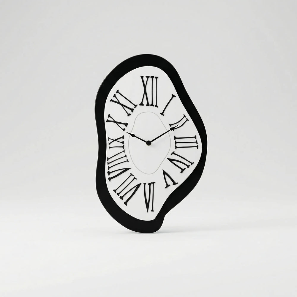 Surrealistische Wandklok Met Organische Vorm - Zeitflow