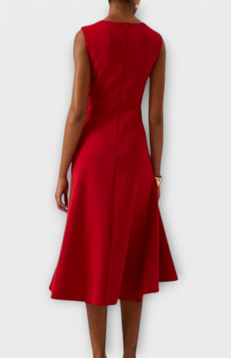 Tailliertes Abendkleid Mit Faltendetails - Karla