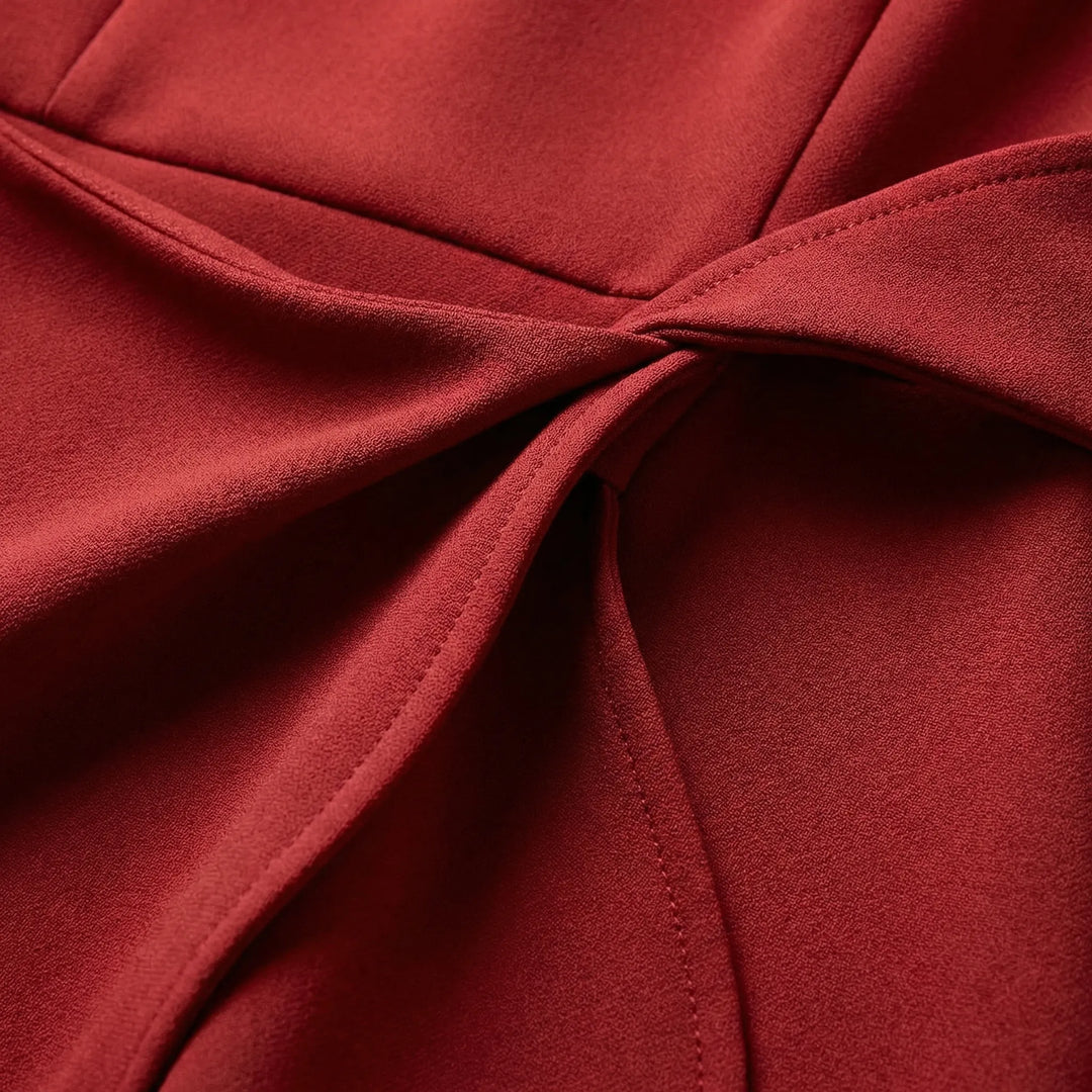 Tailliertes Abendkleid Mit Faltendetails - Karla