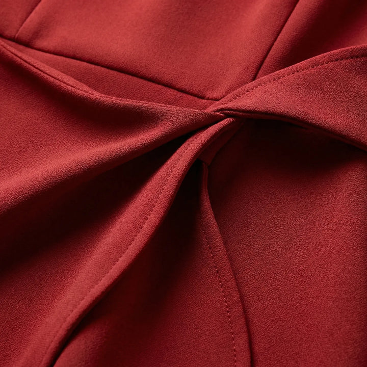 Tailliertes Abendkleid Mit Faltendetails - Karla