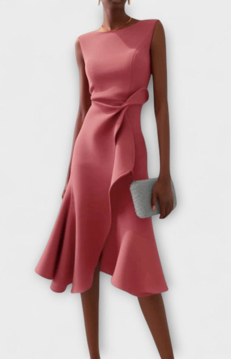 Tailliertes Abendkleid Mit Faltendetails - Karla