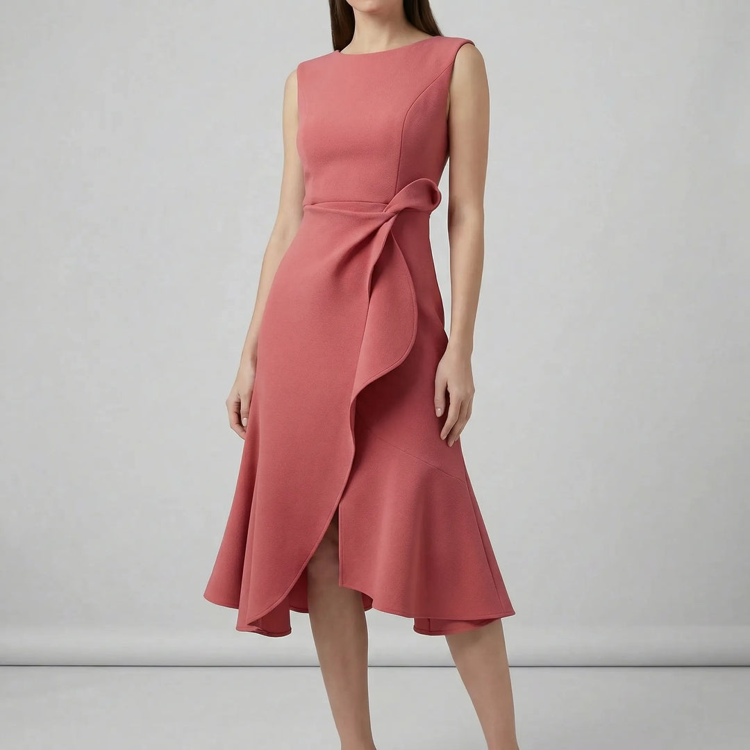 Tailliertes Abendkleid Mit Faltendetails - Karla
