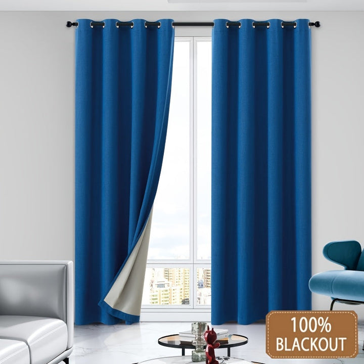 Textured Blackout Curtains - Somniq