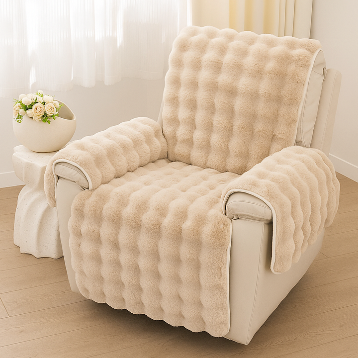 Textured Single Armchair Cover - SlumberSeat