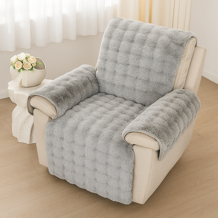 Textured Single Armchair Cover - SlumberSeat