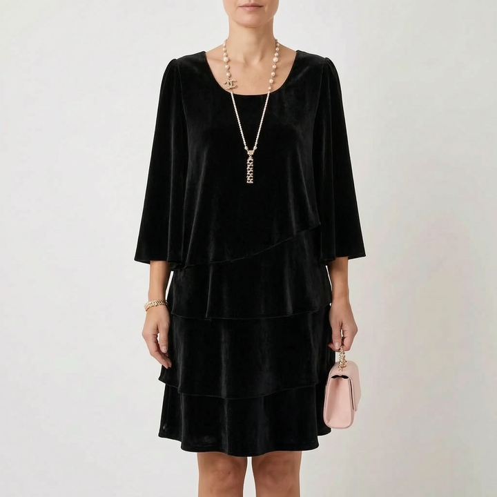 Tiered A Line Dress - Florina