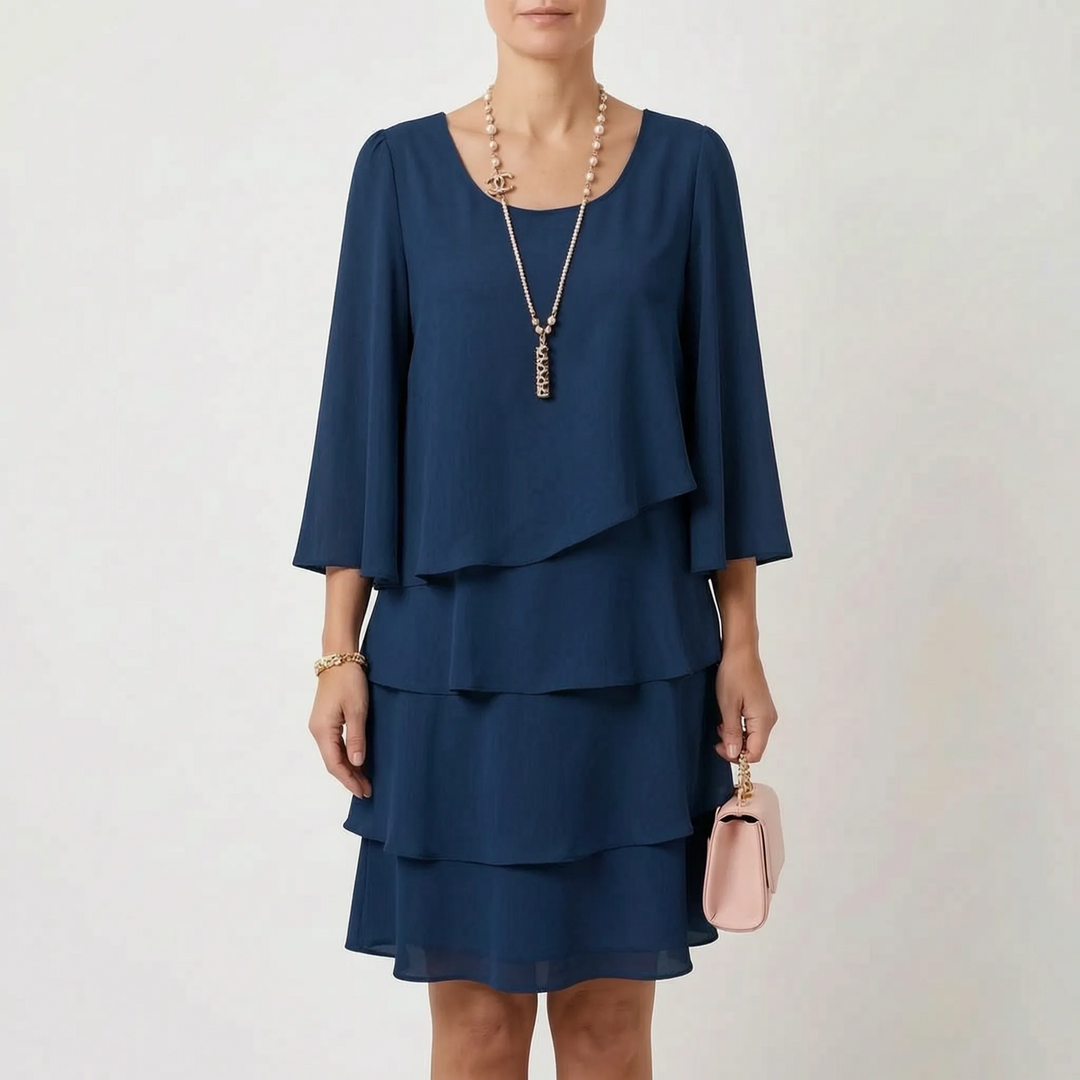 Tiered A Line Dress - Florina