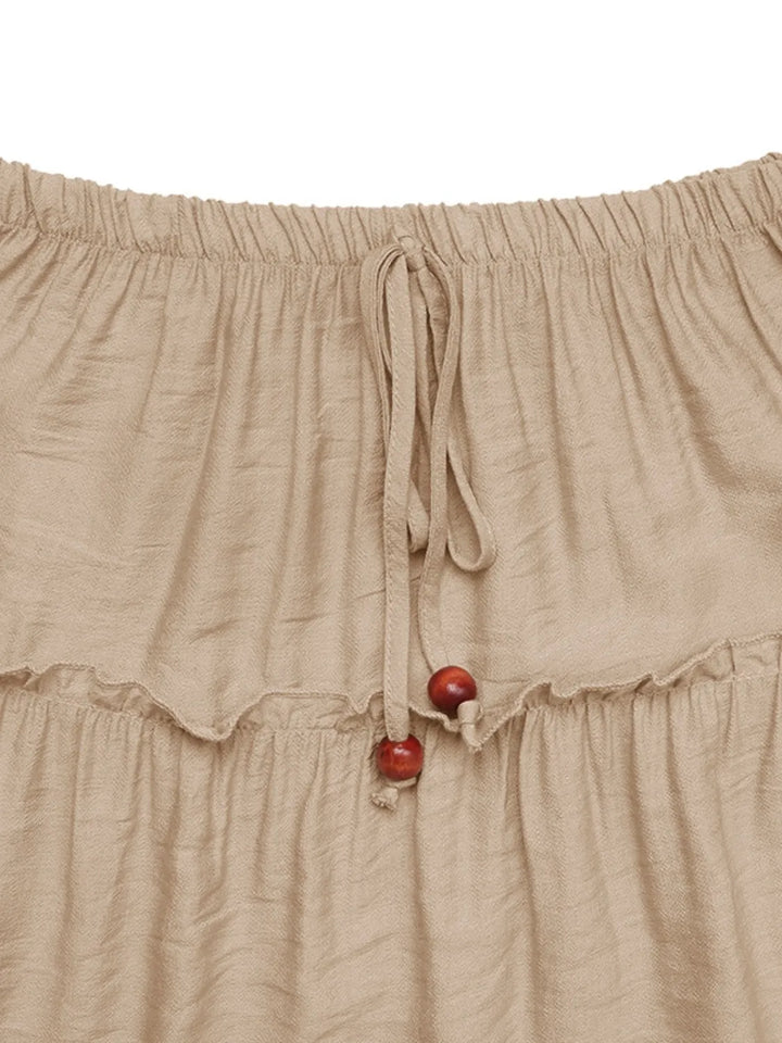 Tiered Bohemian Maxi Skirt - Kara