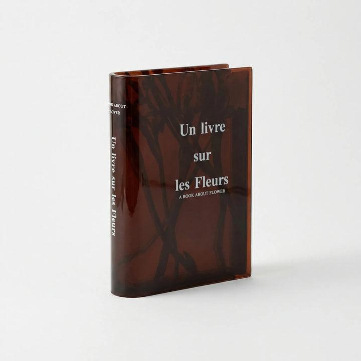 Transparante Vaas In Boekvorm - Bookbloom