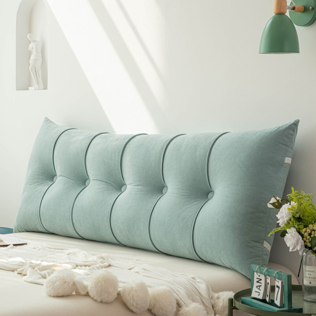 Tufted Backrest Wedge Pillow - Bedvora