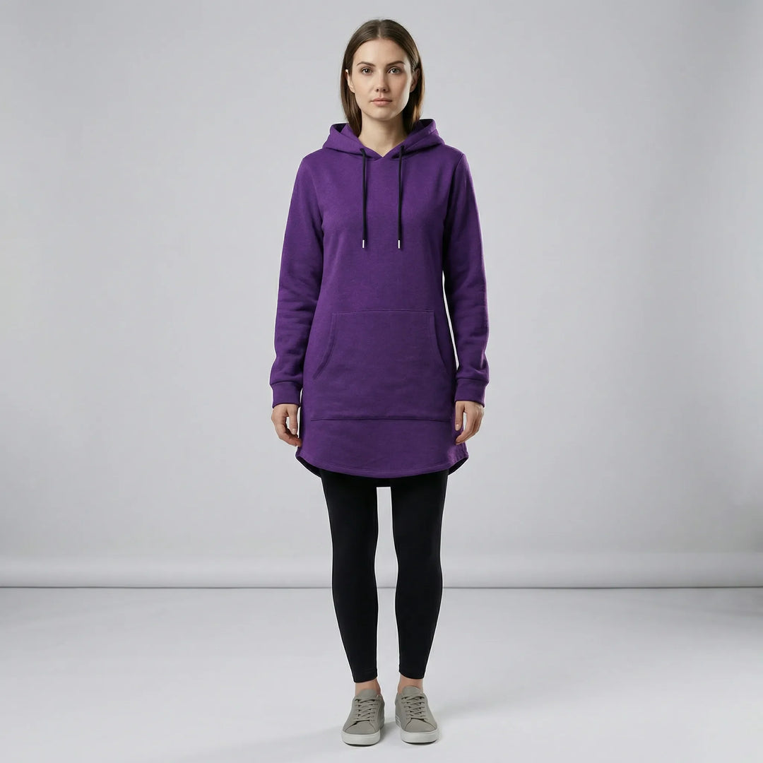 Tunika-Kleid Mit Känguru-Tasche - Pauline