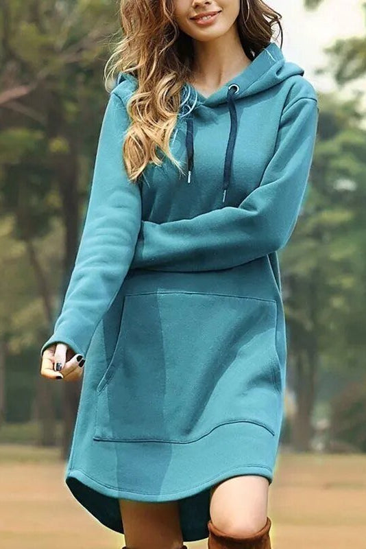 Tunika-Kleid Mit Känguru-Tasche - Pauline