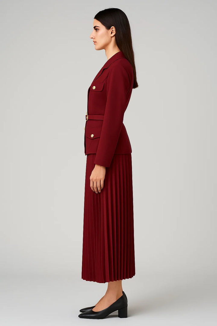 Two-Piece Business Skirt Suit - Teresa