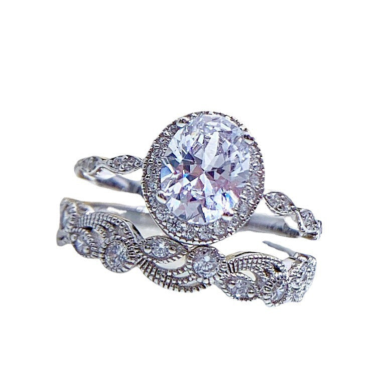 Two-Piece Engagement Ring Set - Caelis