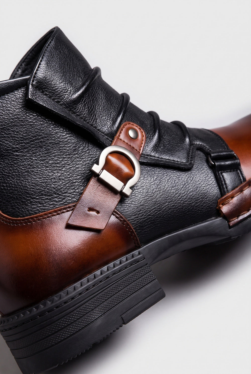 Two-Tone Men's Ankle Boots - Joseph