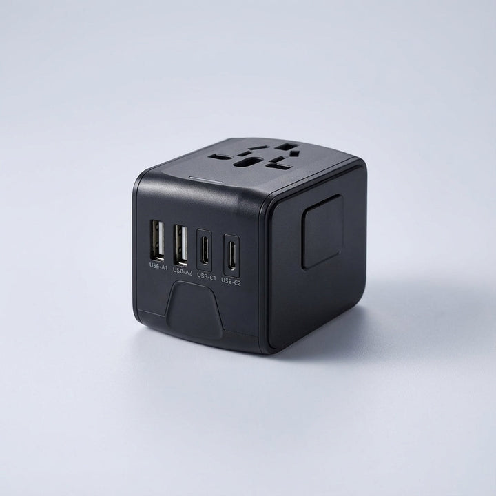 Universele Reisadapter Met Usb Poorten - PlugSwift