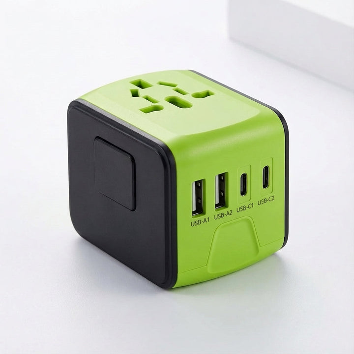 Universele Reisadapter Met Usb Poorten - PlugSwift