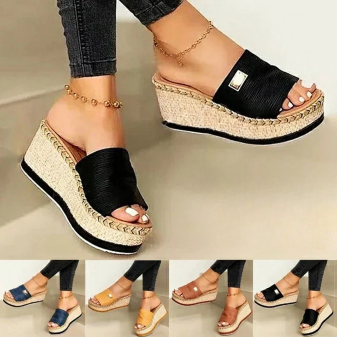 Ladies' Wedge Platform Sandals - Ravina