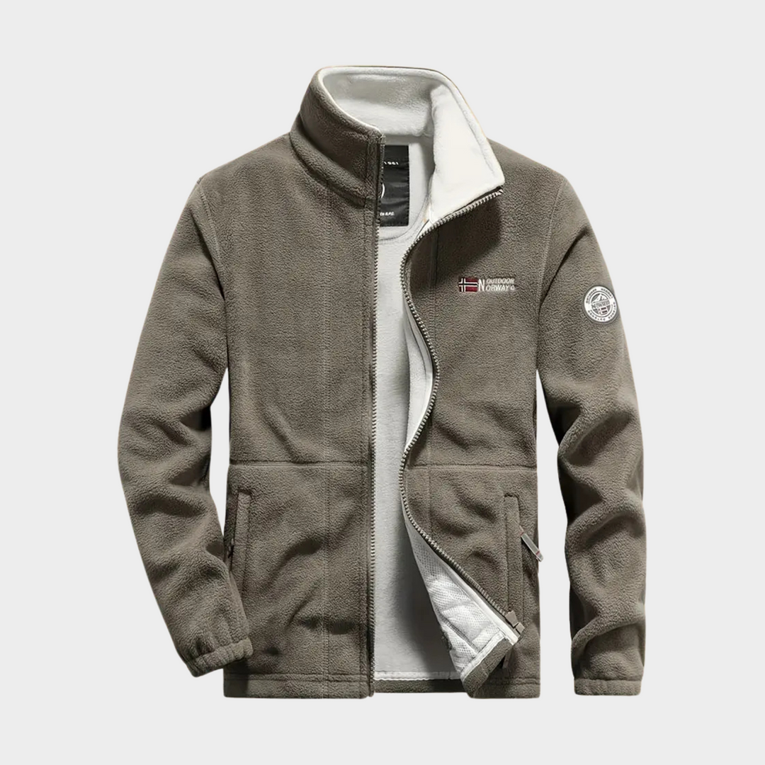 Warm Men's Fleece with Zip – Bjorn