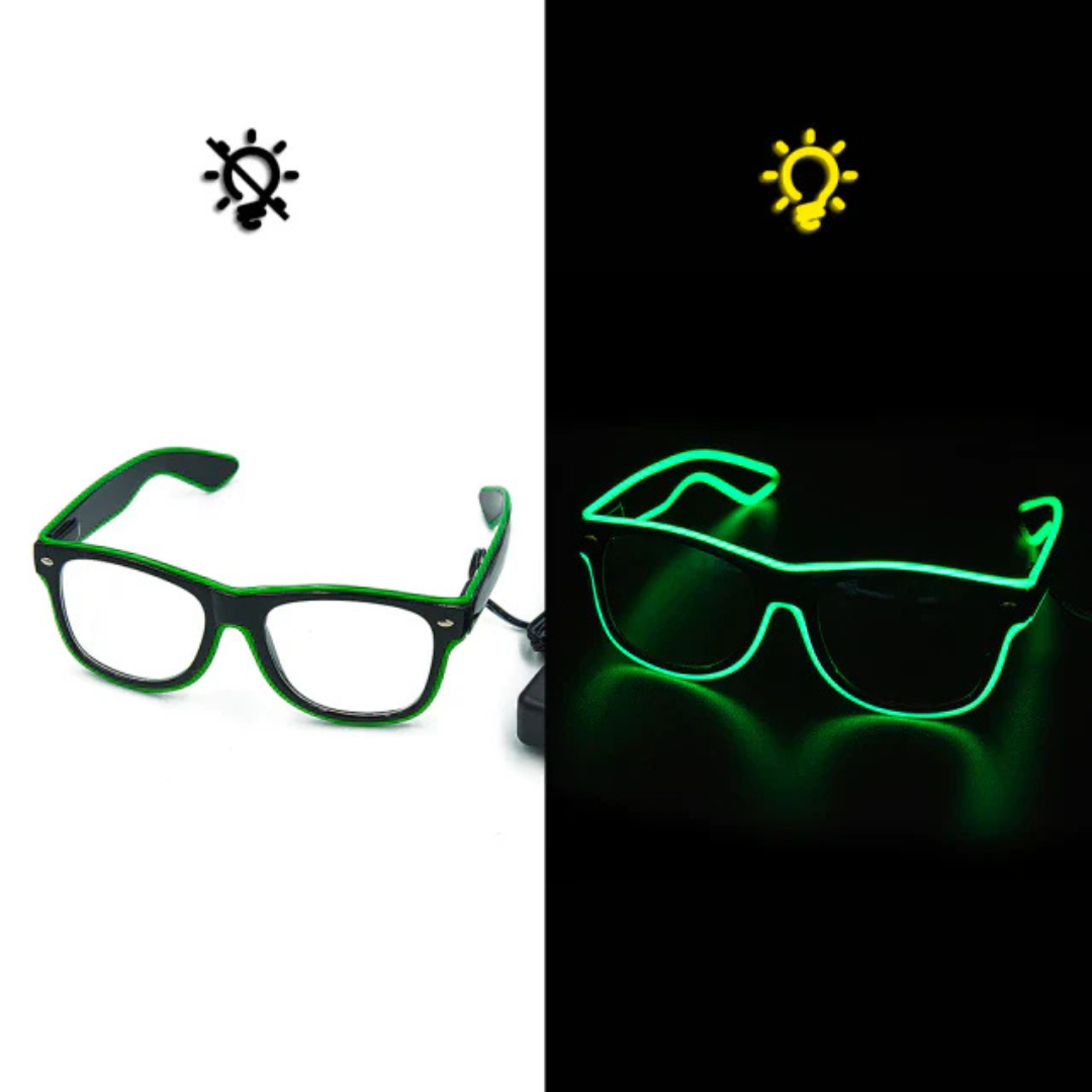 Glowing Neon Glasses - LumaGlow