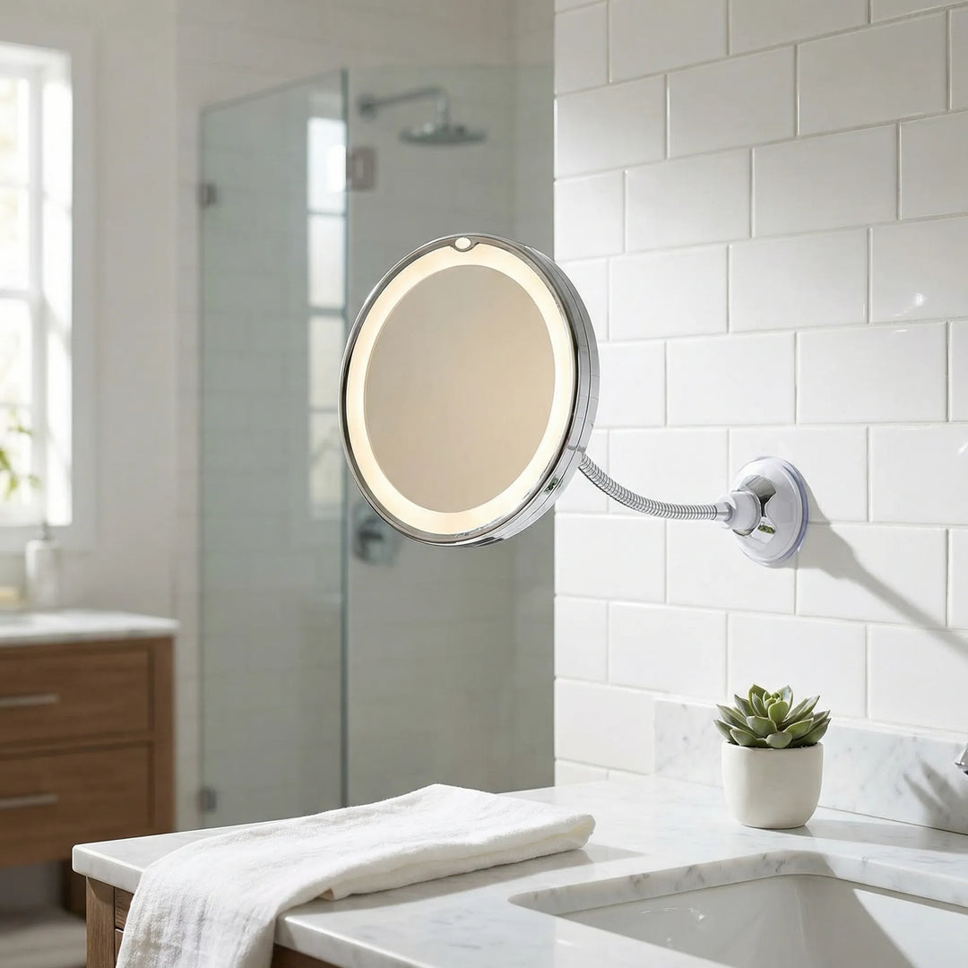 Verlichte Vergrotingsspiegel Met Flexibele Hals - Flexiview