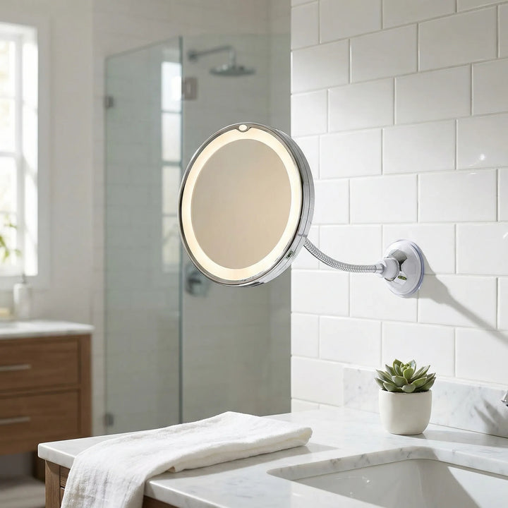 Verlichte Vergrotingsspiegel Met Flexibele Hals - Flexiview