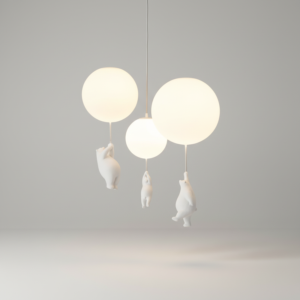 Verspielte Kinderzimmerleuchte - BalloonBearo