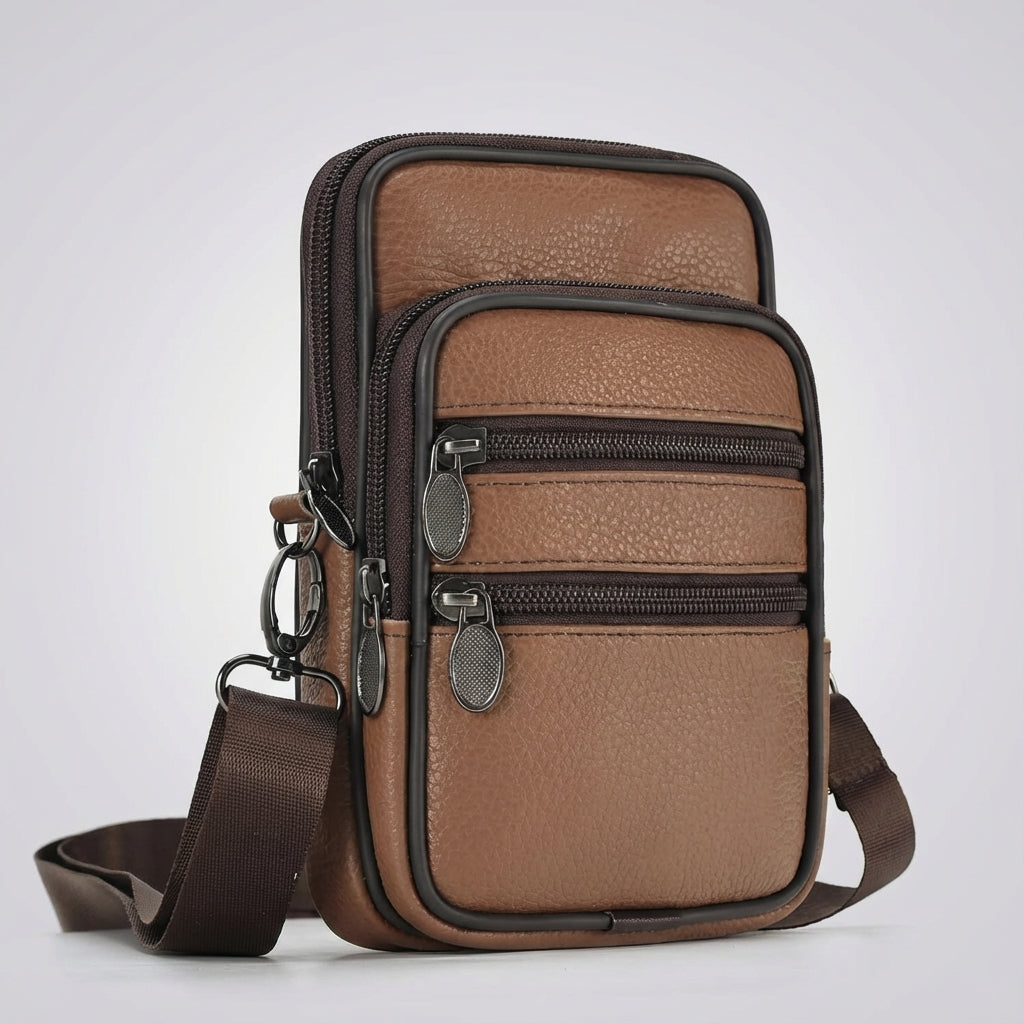 Verstelbare Crossbody Schoudertas - LeatherLuxe