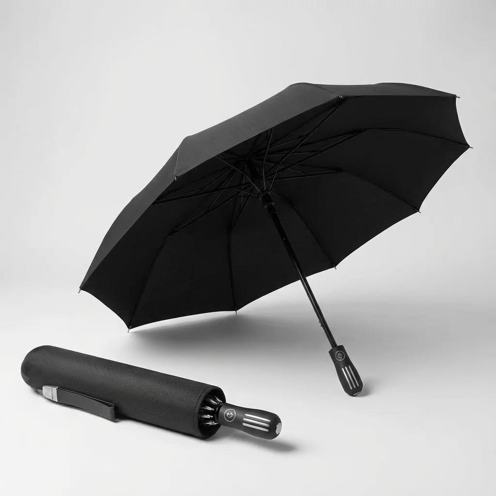 Versterkte Omkeerbare Stokparaplu - DryFlip