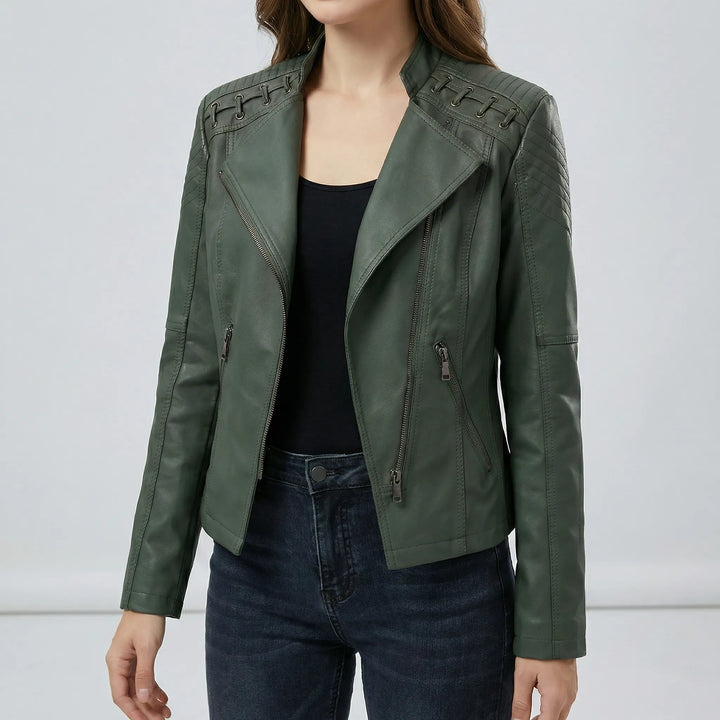 Vintage-Inspirierte Bikerjacke - Lily