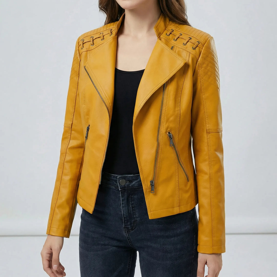 Vintage-Inspirierte Bikerjacke - Lily